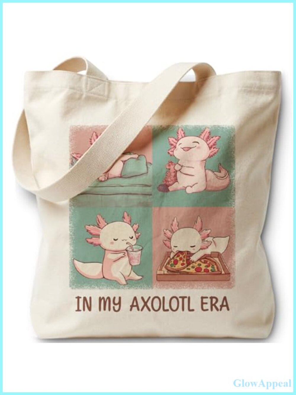 Canvas Tote Bag Aesthetic for Women with Zipper Pocket Reusable